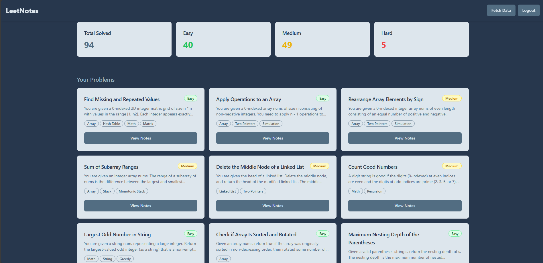 LeetNotes - AI LeetCode Companion screenshot 1